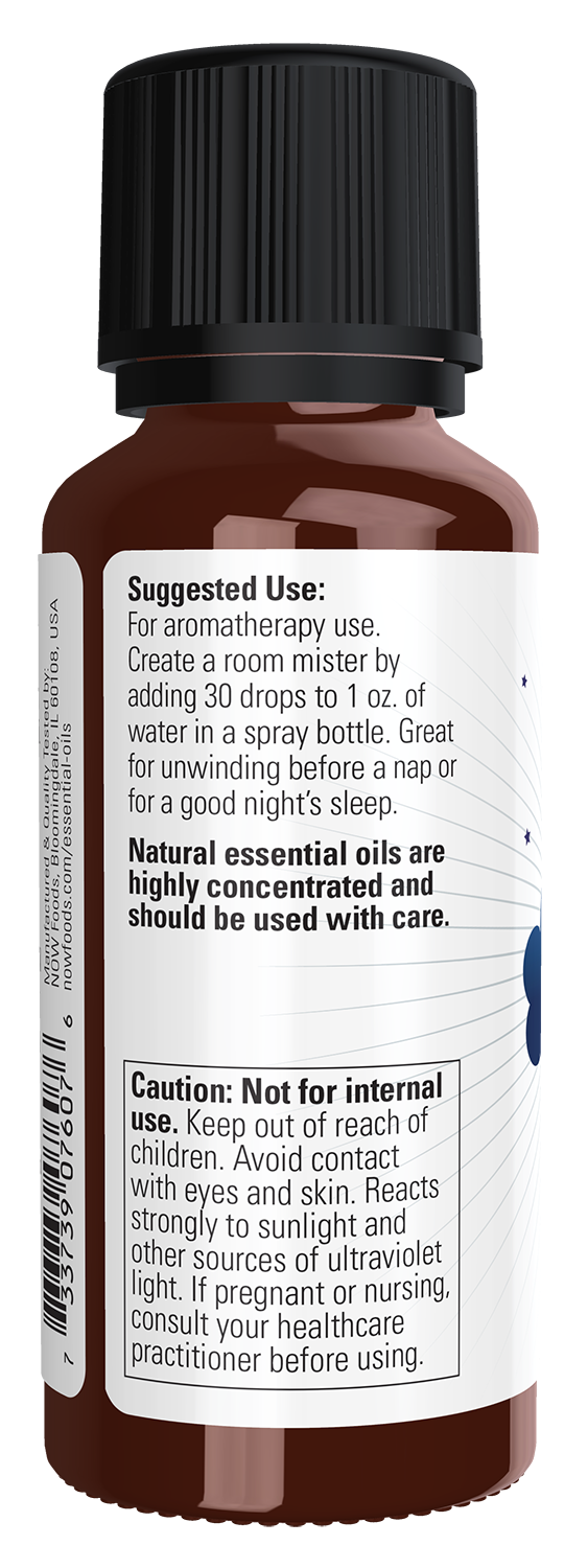NOW Essential Oils, Peaceful Sleep Oil Blend, Sleep Blend, 1 fl. oz