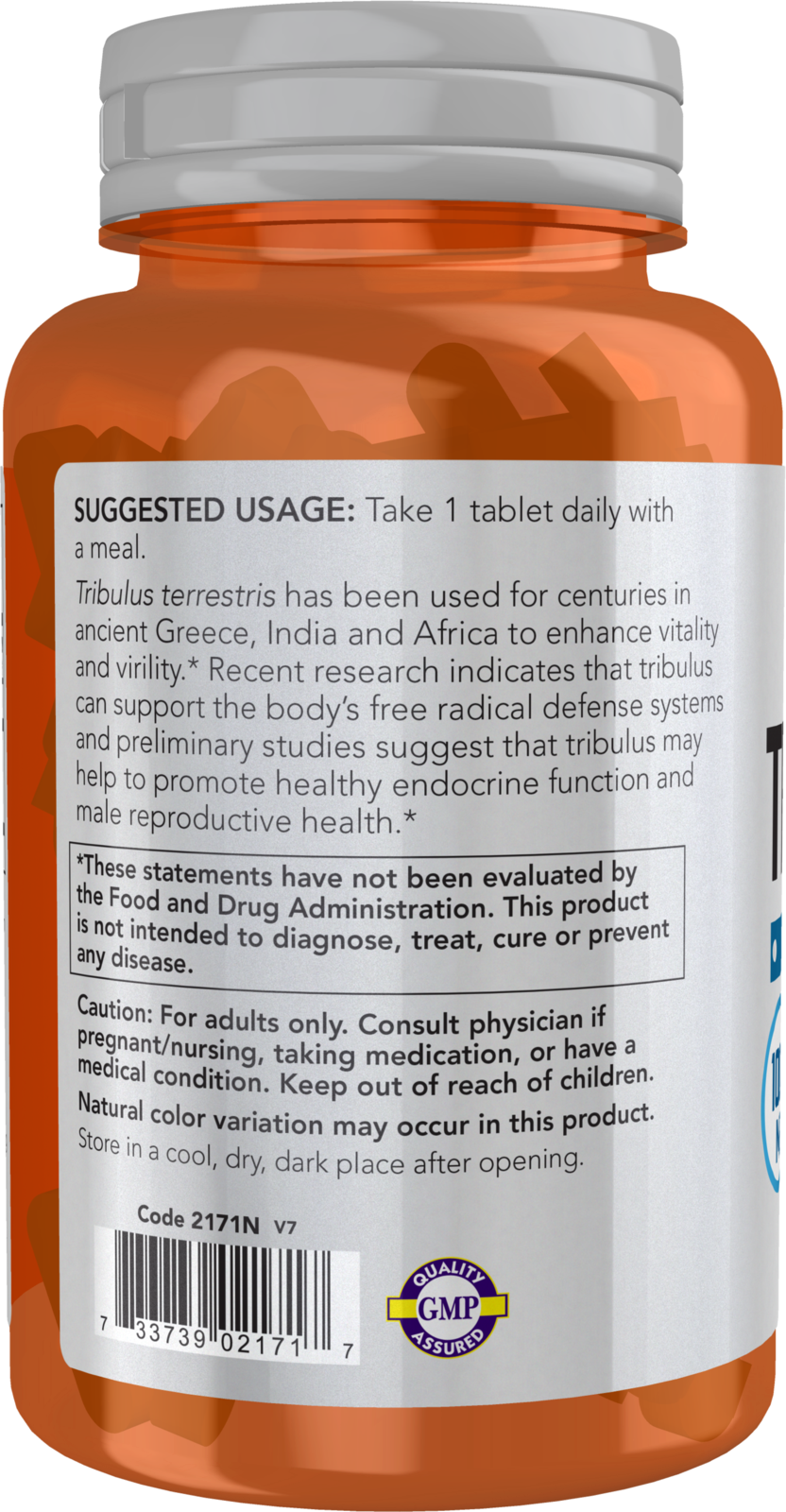 NOW Sports, Tribulus 1,000 mg, Double Strength, Men's Health, 90 Tabs