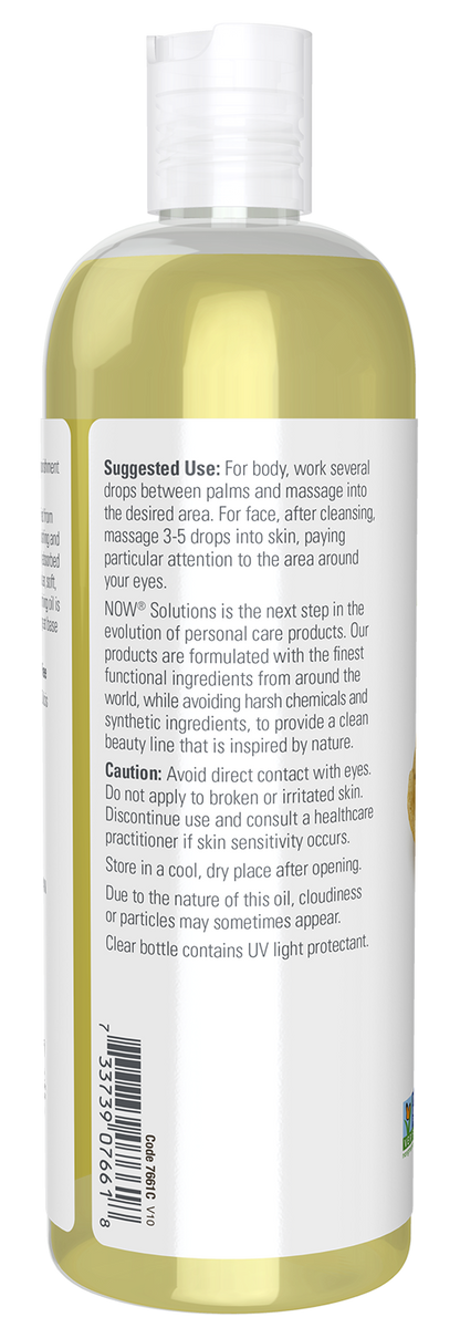 NOW Solutions Sweet Almond Oil, Moisturizer, Unscented, 16 fl. oz