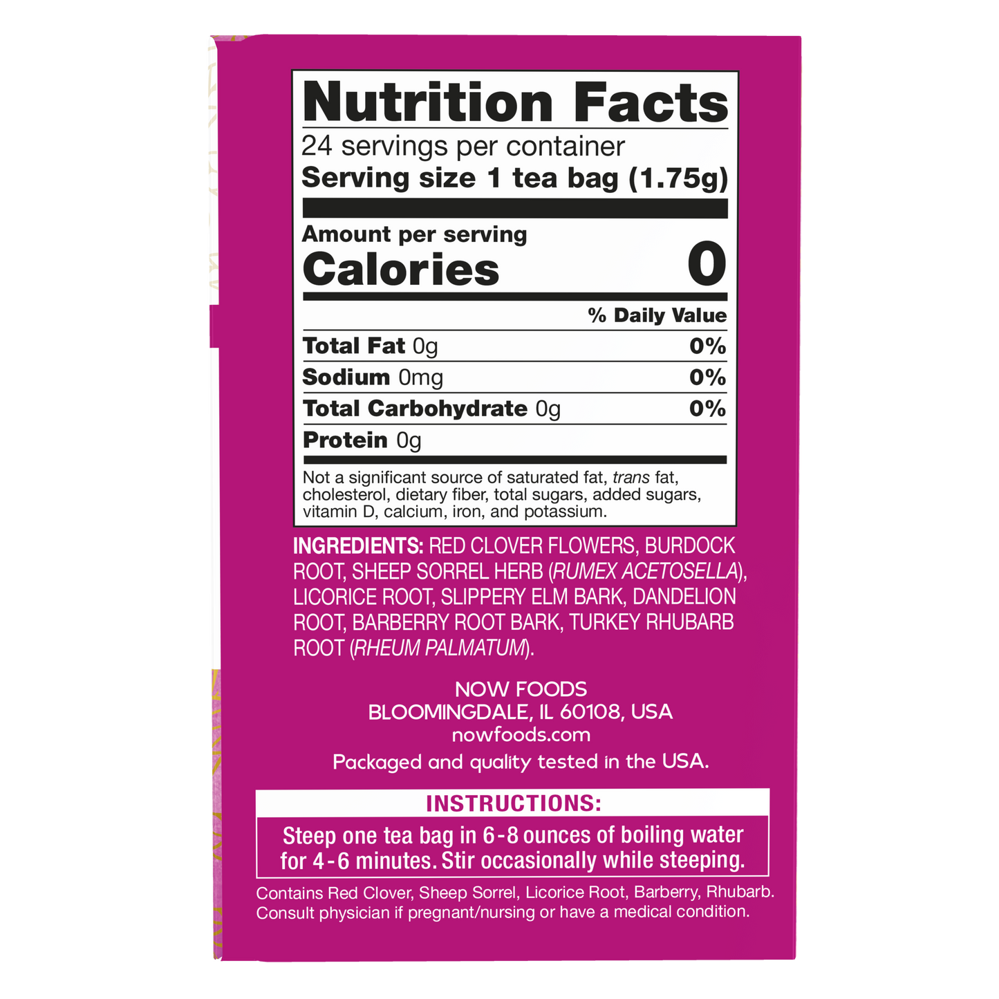 NOW Foods, Give a Tea® , Ojibwa Traditional Herbal Tea, 24 bags