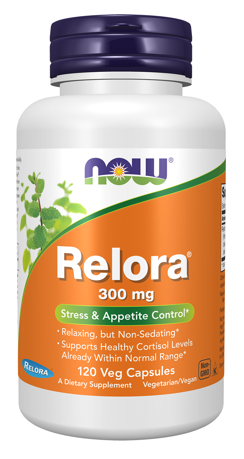 NOW Supplements, Relora 300 mg, Blend of Plant Extracts, 120 Veg Caps