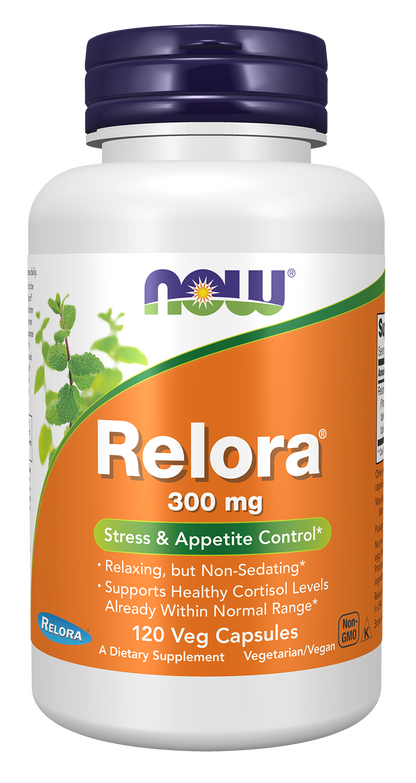 NOW Supplements, Relora 300 mg, Blend of Plant Extracts, 120 Veg Caps