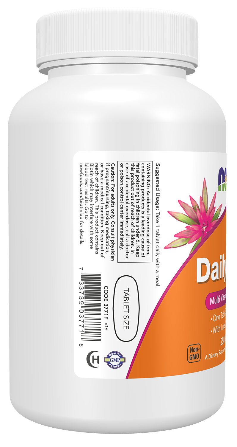 NOW Supplements, Daily Vits™, One Tablet Daily, 250 Tabs