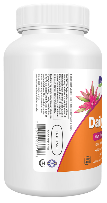 NOW Supplements, Daily Vits™, One Tablet Daily, 250 Tabs