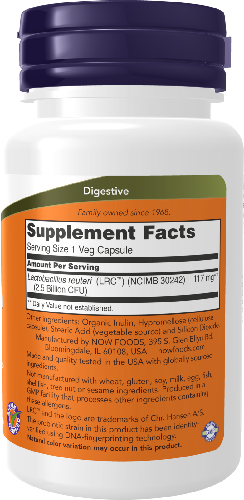 NOW Supplements, Clinical Heart Health Probiotic, NCIMB 30242, 60 Veg Caps