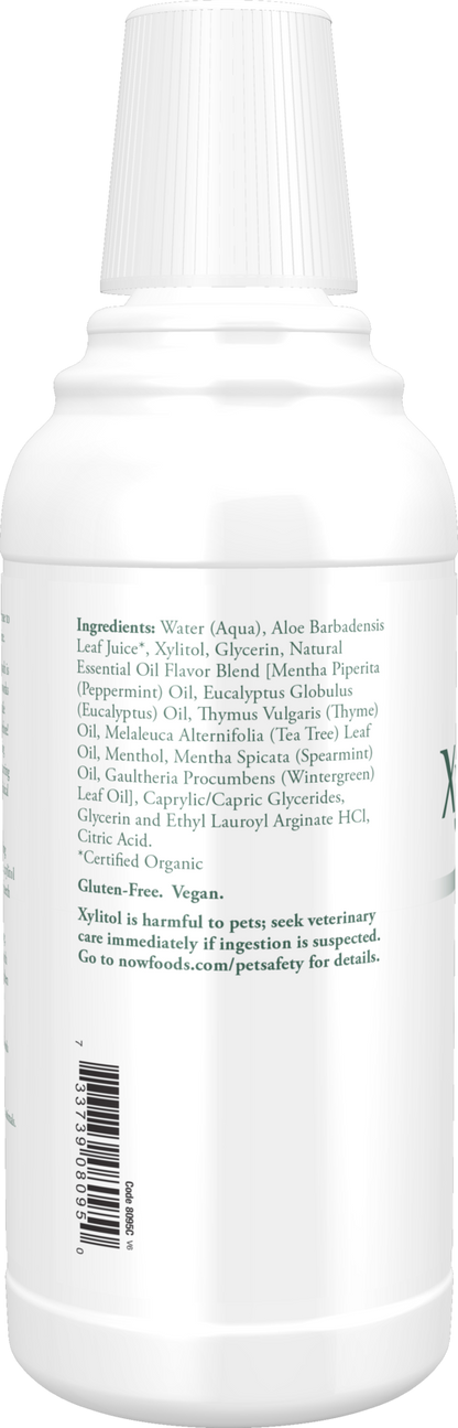 NOW Solutions, Xyliwhite™ Mouthwash, Refreshmint Flavor, 16 fl. oz