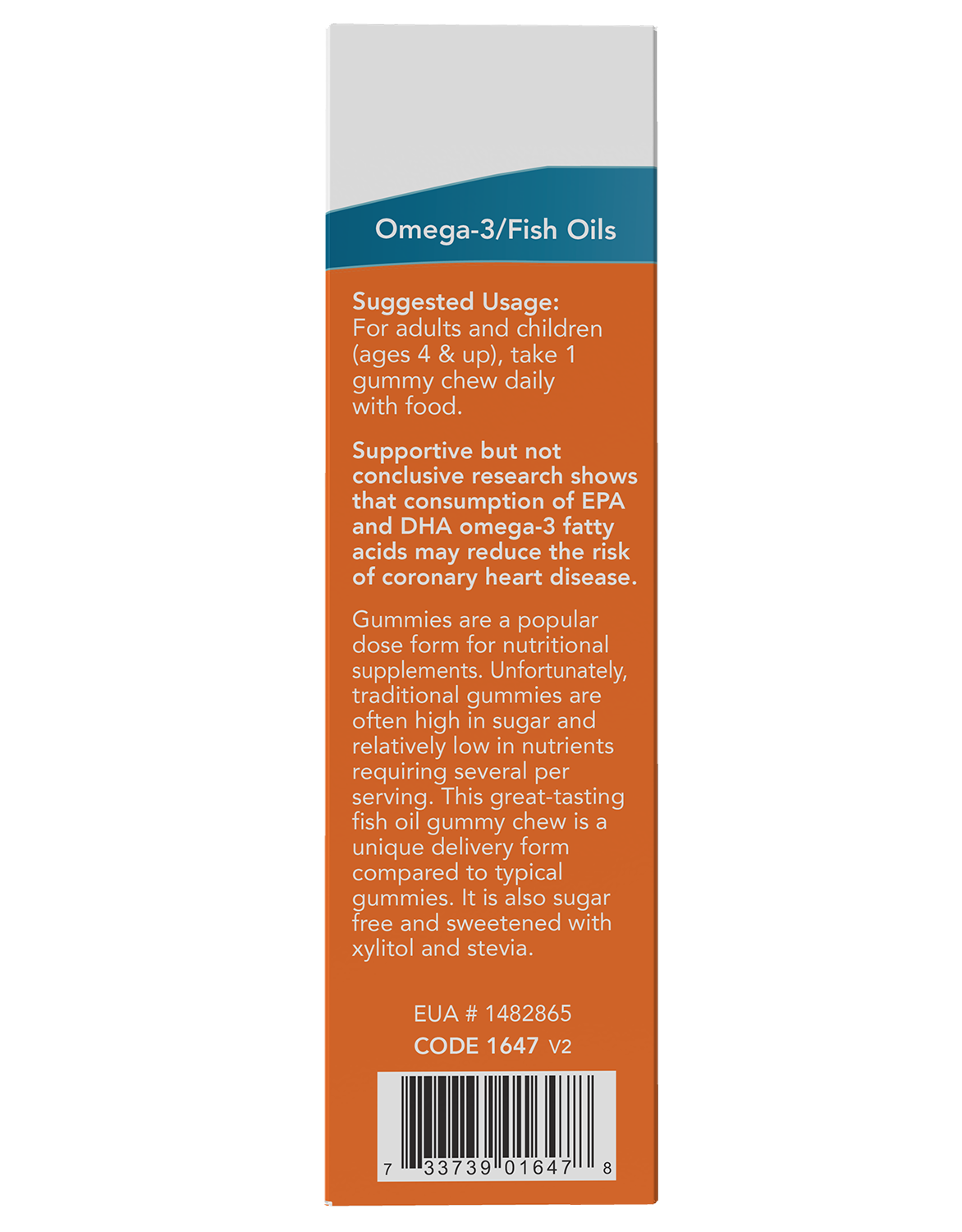 NOW Supplements, Omega-3 Fish Oil Gummy Chews, 36 Gummy Chews