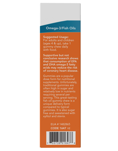 NOW Supplements, Omega-3 Fish Oil Gummy Chews, 36 Gummy Chews