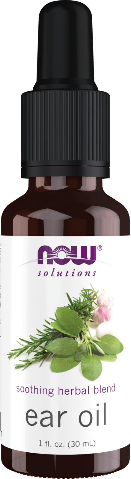 NOW Solutions, Ear Oil, Soothing Herbal Blend, 1 fl. oz