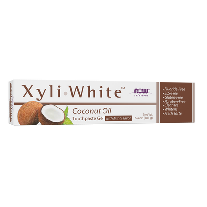 NOW Solutions, Xyliwhite™ Toothpaste Gel, Coconut Oil, 6.4 oz