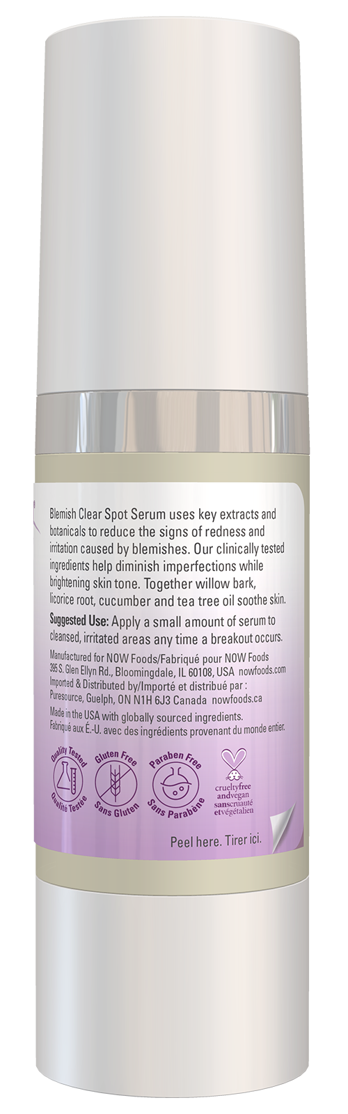 NOW Solutions, Blemish Clear Spot Serum, 0.5 fl. oz