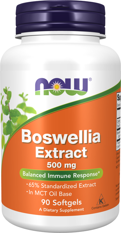 NOW Supplements, Boswellia Extract 500 mg in MCT Oil Base, 90 Softgels