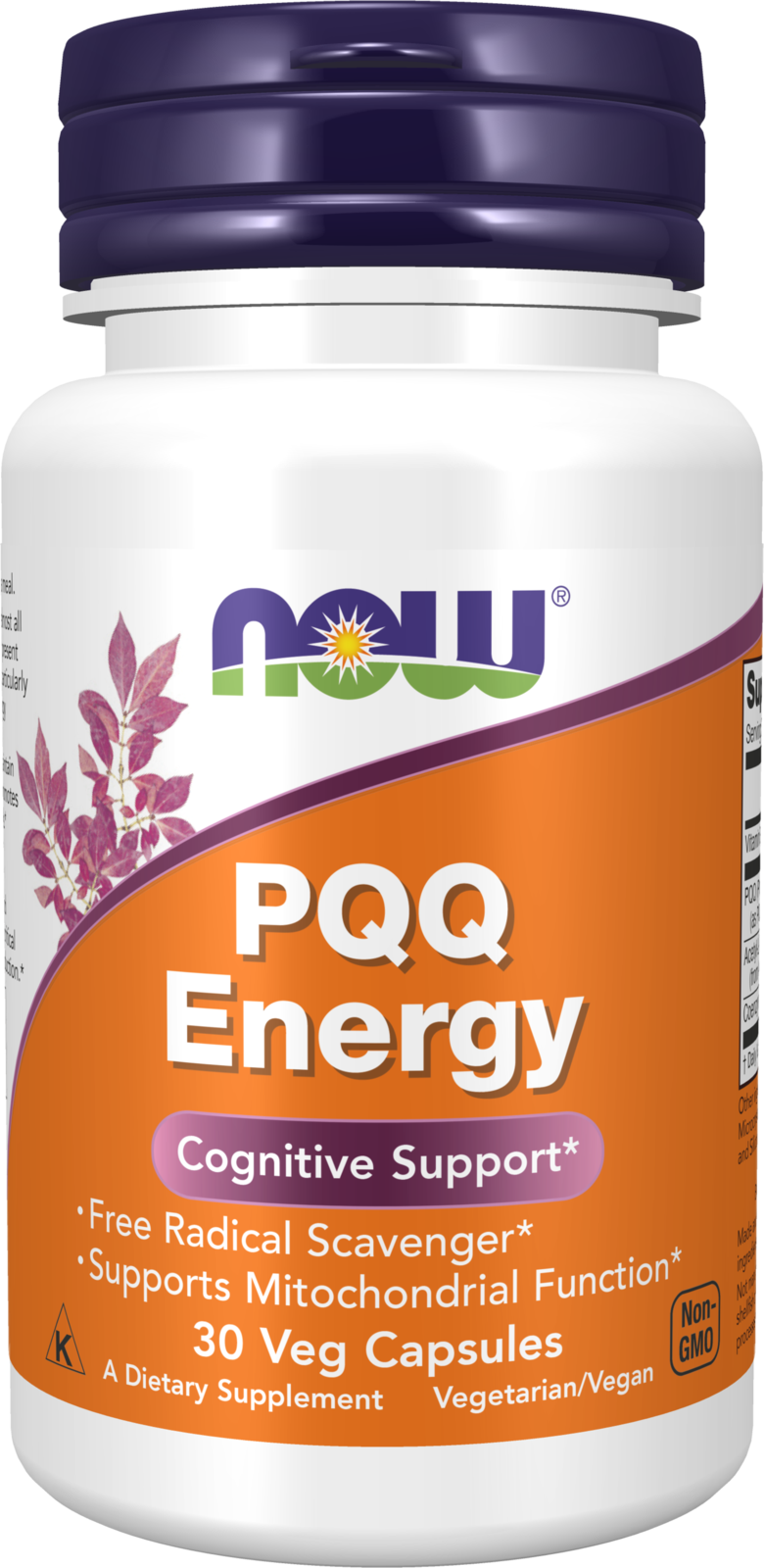 NOW Supplements, PQQ Energy, Free Radical Scavenger*, 30 Veg Caps