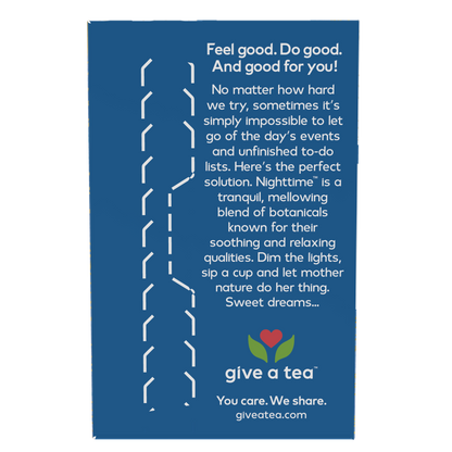 NOW Foods, Give a Tea® Nighttime™ Tea, Mellow Herbal Tea, 24 bags