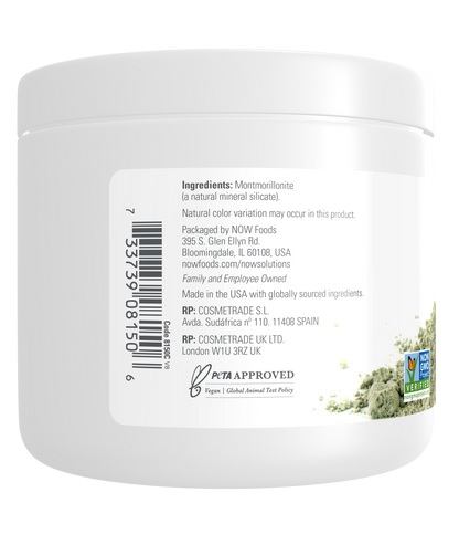 NOW Solutions, European Clay Powder, Facial Cleansing Mask, 6 oz
