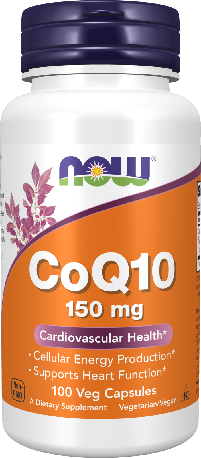 NOW Supplements, CoQ10 150 mg, Pharmaceutical Grade, 100 Veg Caps