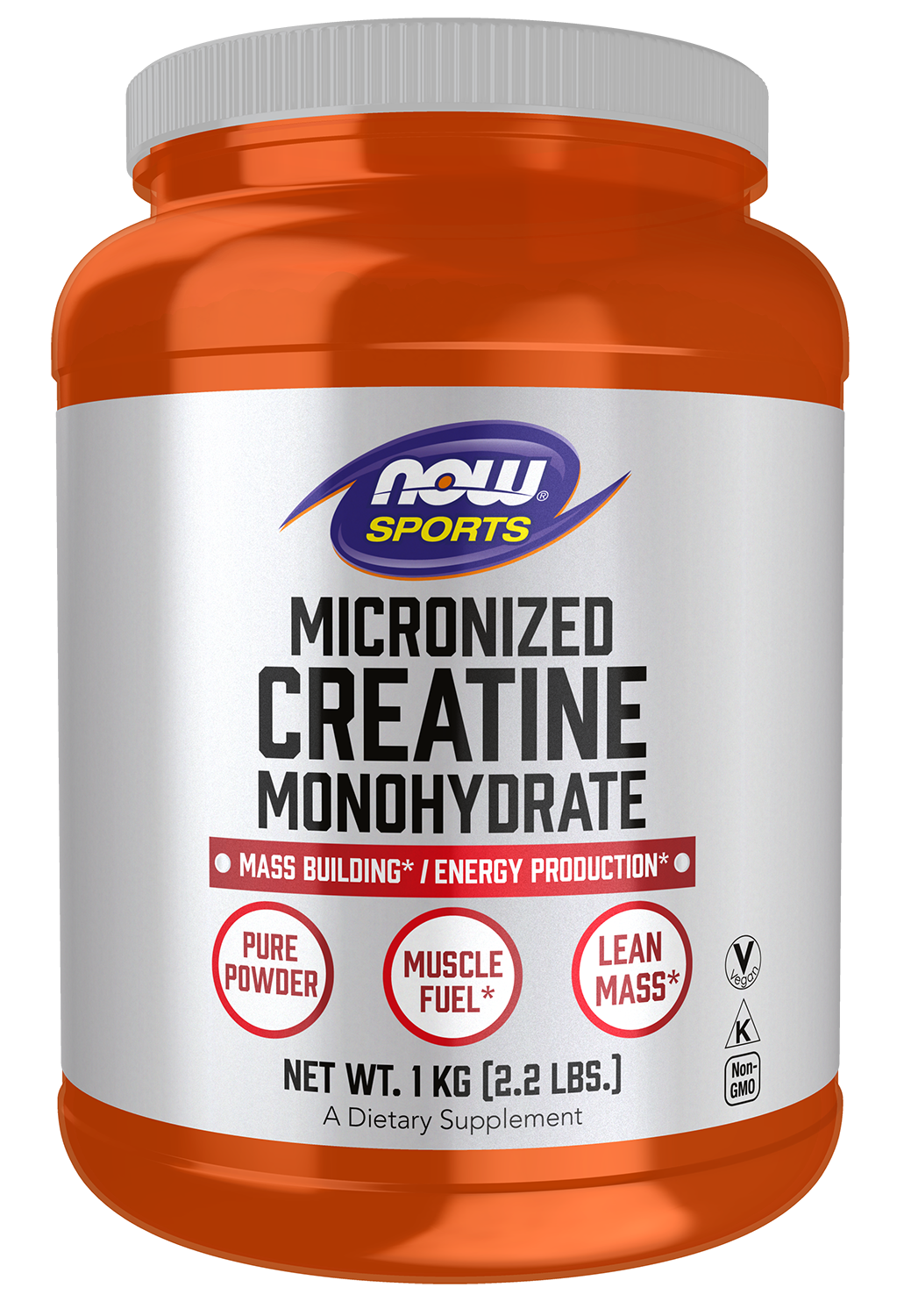 NOW Sports, Micronized Creatine Powder, Muscle Fuel*, 1 kg