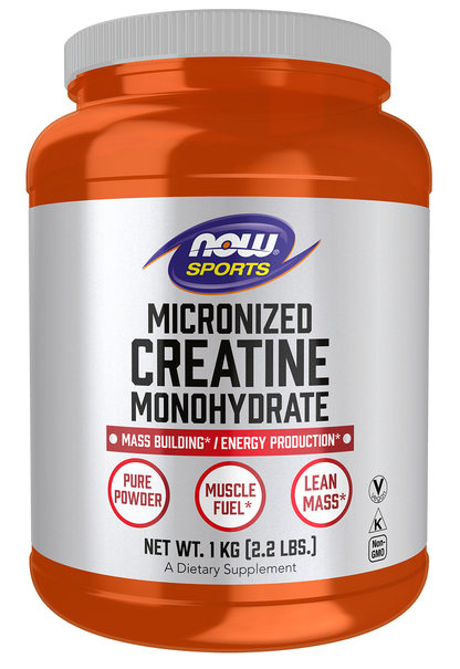 NOW Sports, Micronized Creatine Powder, Muscle Fuel*, 1 kg