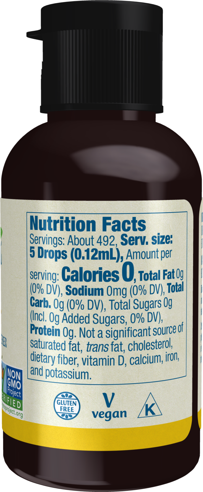 NOW  BetterStevia® Lemon Twist Zero-Calorie Liquid Sweetener, 2 fl. oz.