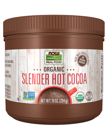 NOW Foods, Organic Slender Hot Cocoa, 10 oz