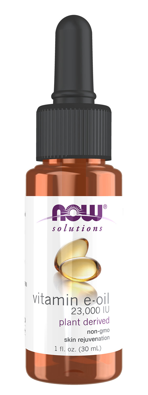 NOW Solutions, E-Oil 23,000 IU, Skin Rejuvenation & Moisturizer, 1 fl. oz