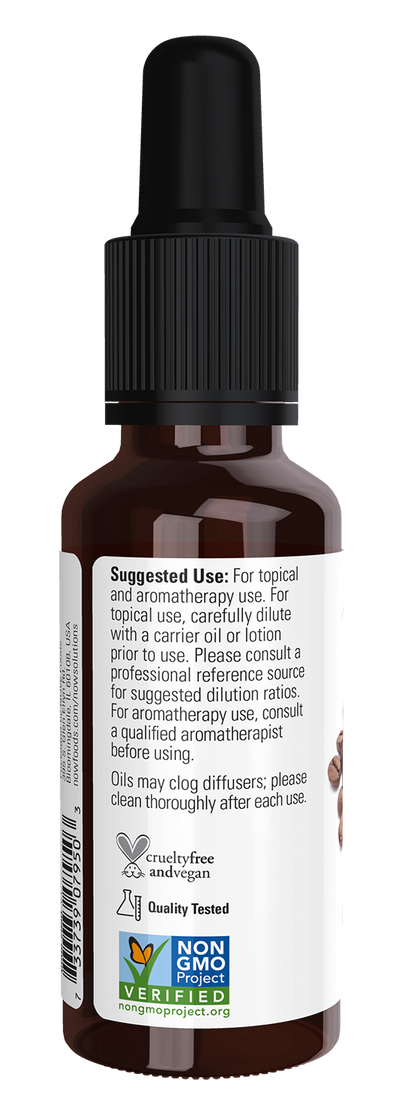 NOW Solutions, Coffee Oil, Undiluted, Cold Pressed, with Dropper, 1 fl. oz