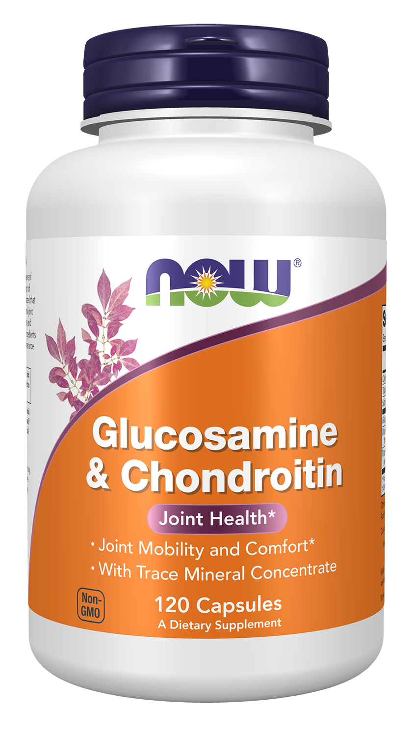 NOW Supplements, Glucosamine & Chondroitin with Alfalfa, 120 Caps