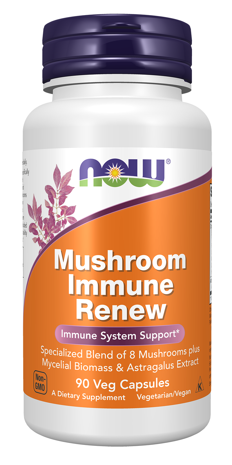 NOW Supplements, Mushroom Immune Renew, Immune System Support*, 90 Veg Caps