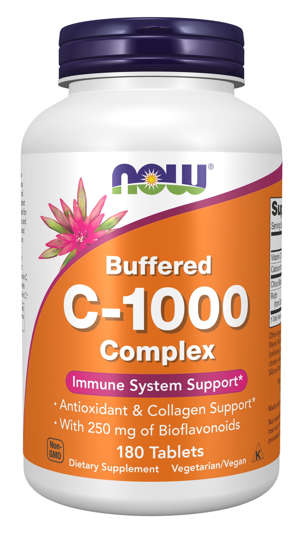 NOW Supplements, Vitamin C-1000 Complex, Buffered, 180 Tabs
