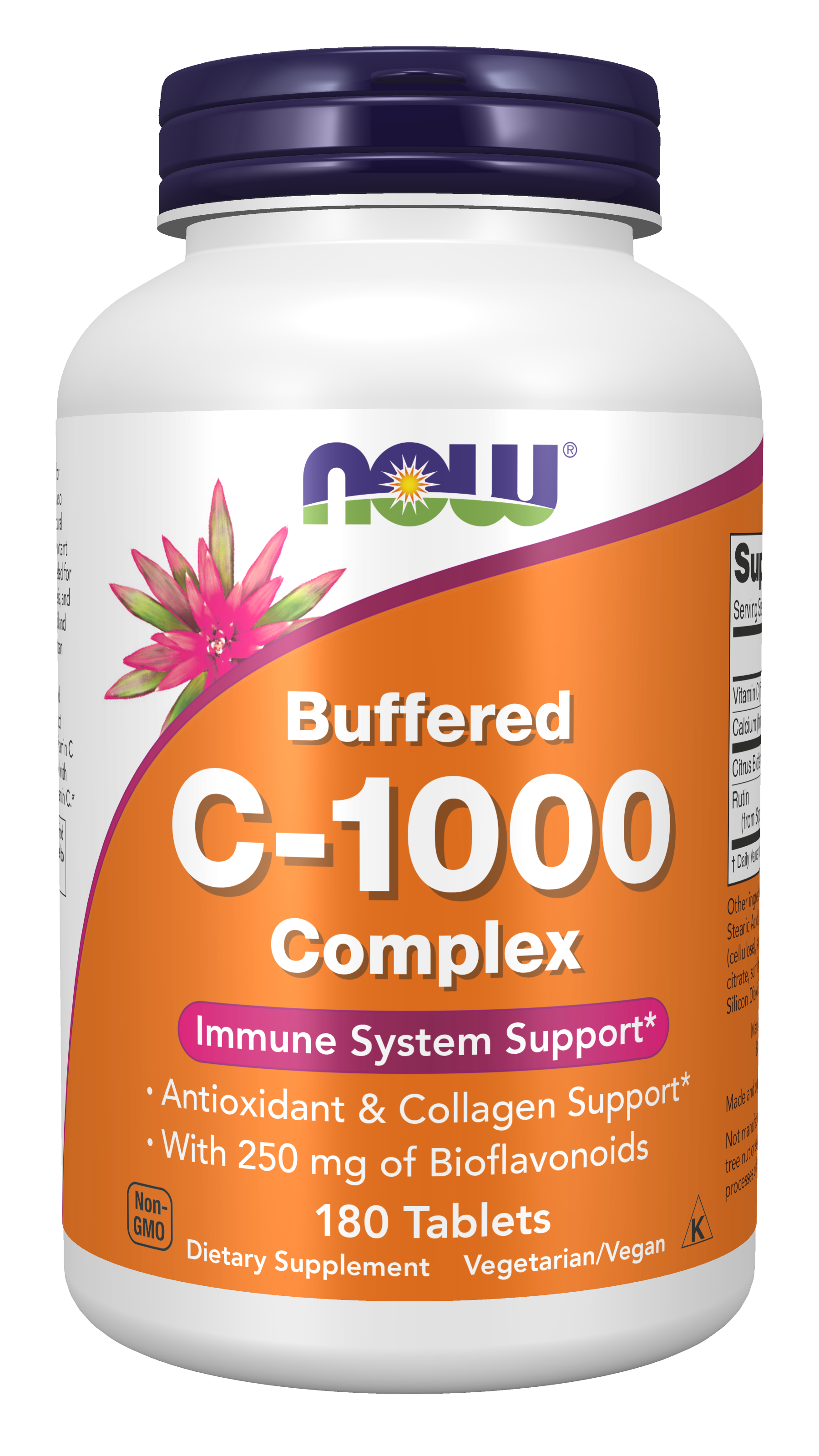 NOW Supplements, Vitamin C-1000 Complex, Buffered, 180 Tabs