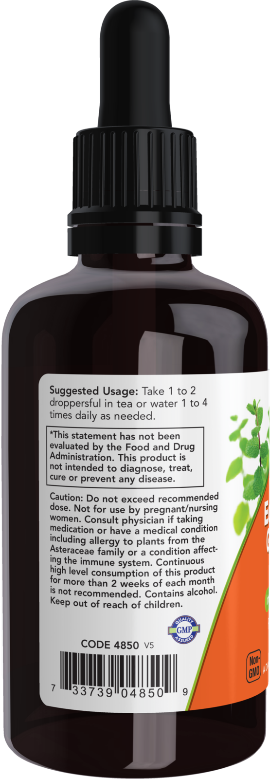 NOW Supplements, Echinacea & Goldenseal Plus with Dropper, 2 fl. oz