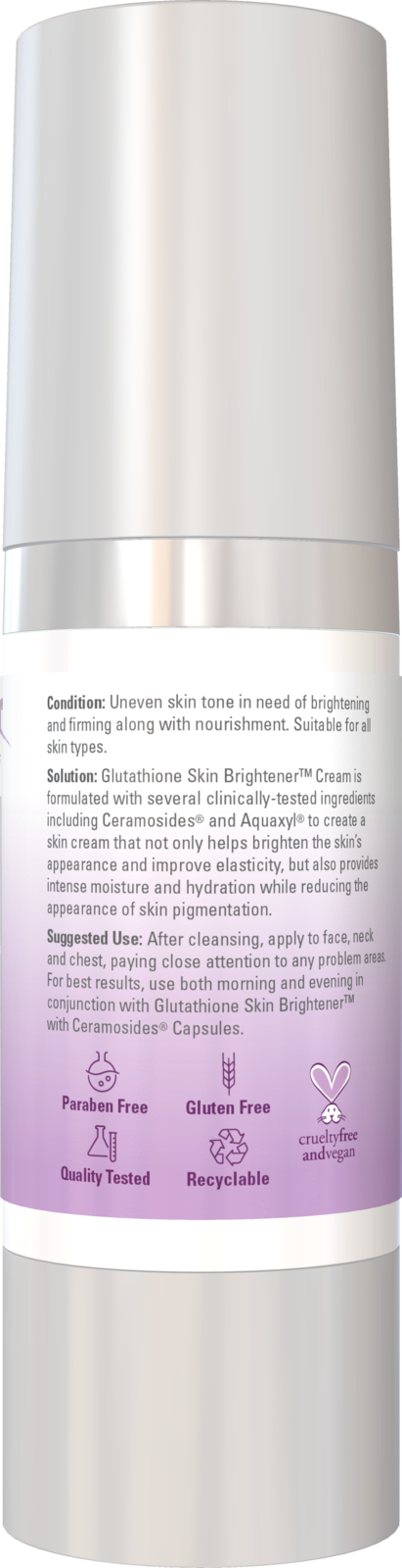 NOW Solutions, Glutathione Skin Brightener™, Cream, Brighten, 2 fl. oz