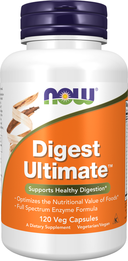 NOW Supplements, Digest Ultimate™ with Full Spectrum Enzymes, 120 Veg Caps