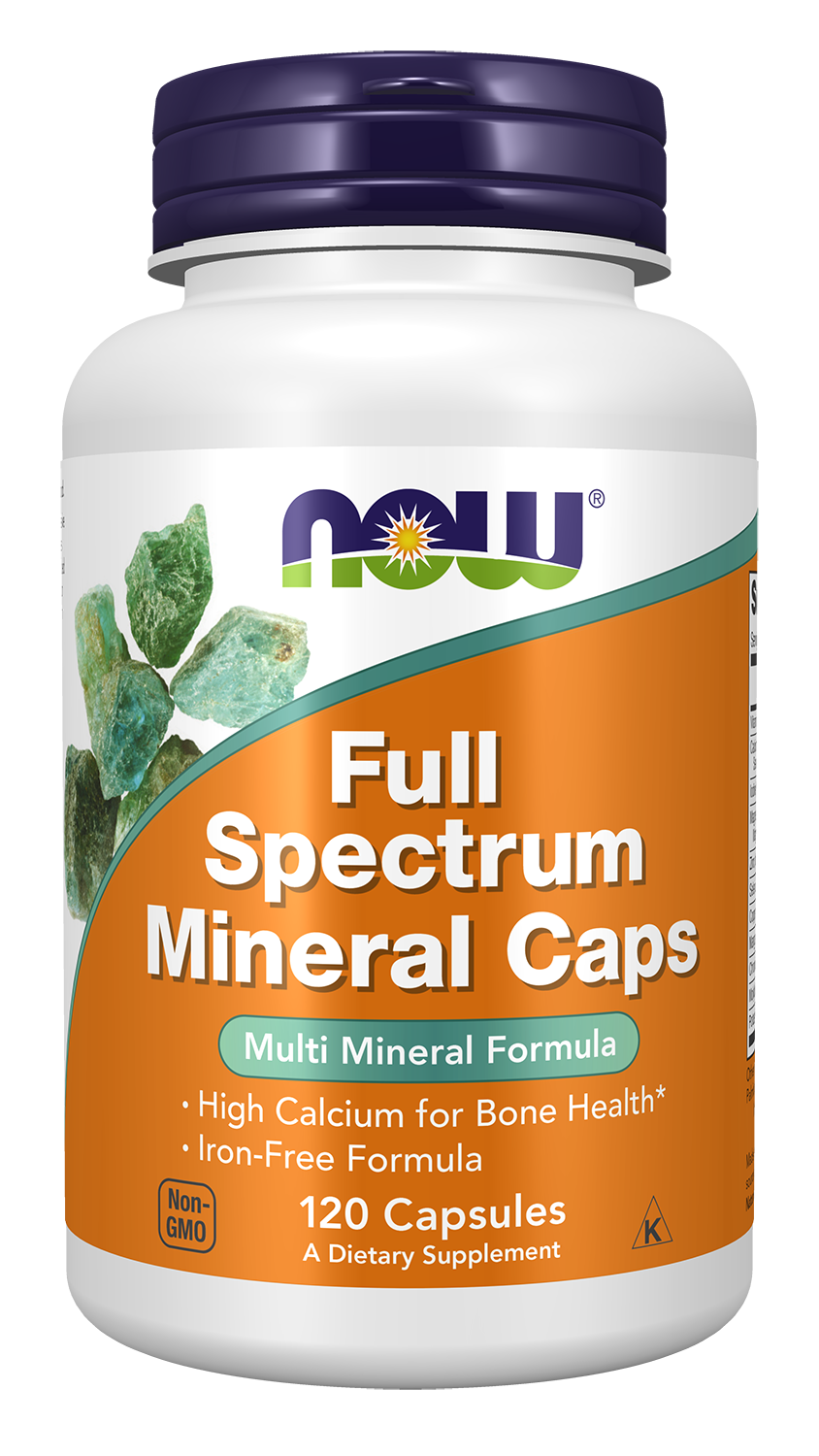 NOW Supplements, Full Spectrum Mineral Caps, Multi Minerals, 120 Veg Caps
