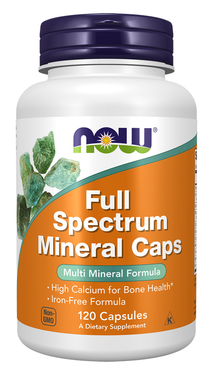NOW Supplements, Full Spectrum Mineral Caps, Multi Minerals, 120 Veg Caps