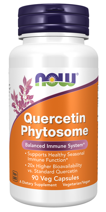 NOW Supplements, Quercetin Phytosome 250 mg, 90 Veg Caps