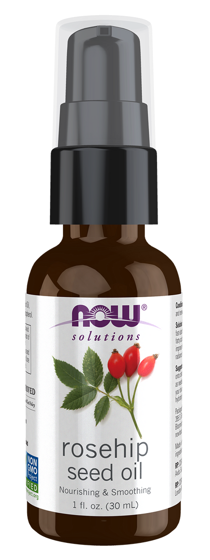 NOW Solutions, Rose Hip Seed Oil, Nourishing and Renewing, 1 fl. oz