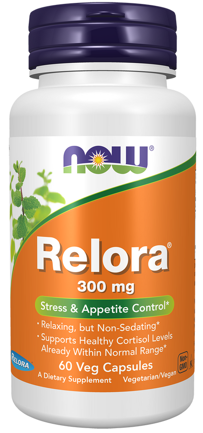 NOW Supplements, Relora 300 mg, Blend of Plant Extracts, 60 Veg Caps