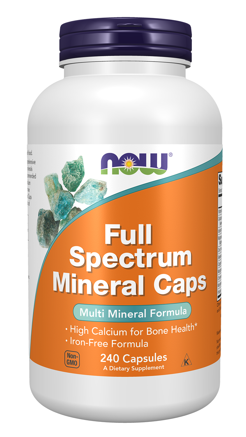 NOW Supplements, Full Spectrum Mineral Caps, Multi Minerals, 240 Veg Caps