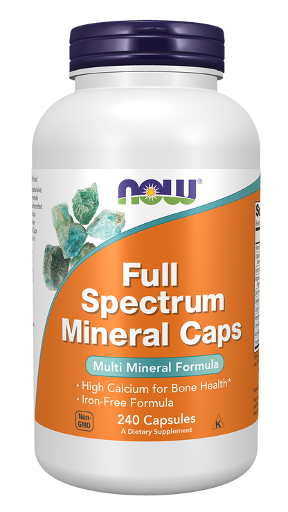 NOW Supplements, Full Spectrum Mineral Caps, Multi Minerals, 240 Veg Caps