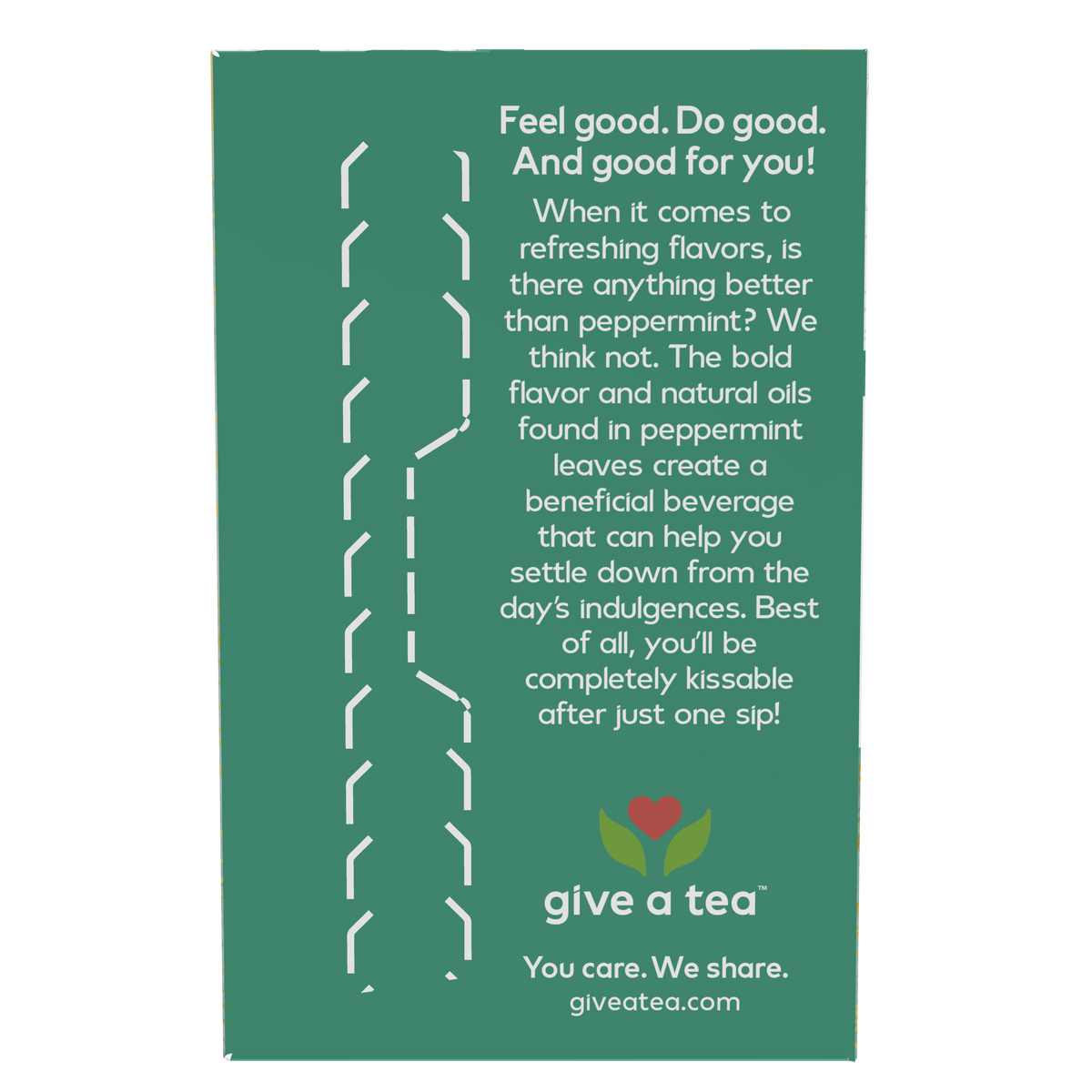NOW Foods, Give a Tea® , Organic Peppermint Tea, Caffeine-Free, 24 bags