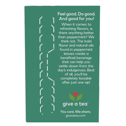 NOW Foods, Give a Tea® , Organic Peppermint Tea, Caffeine-Free, 24 bags