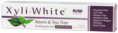 NOW Solutions, Xyliwhite™ Toothpaste Gel, Neem and Tea Tree, 6.4 oz