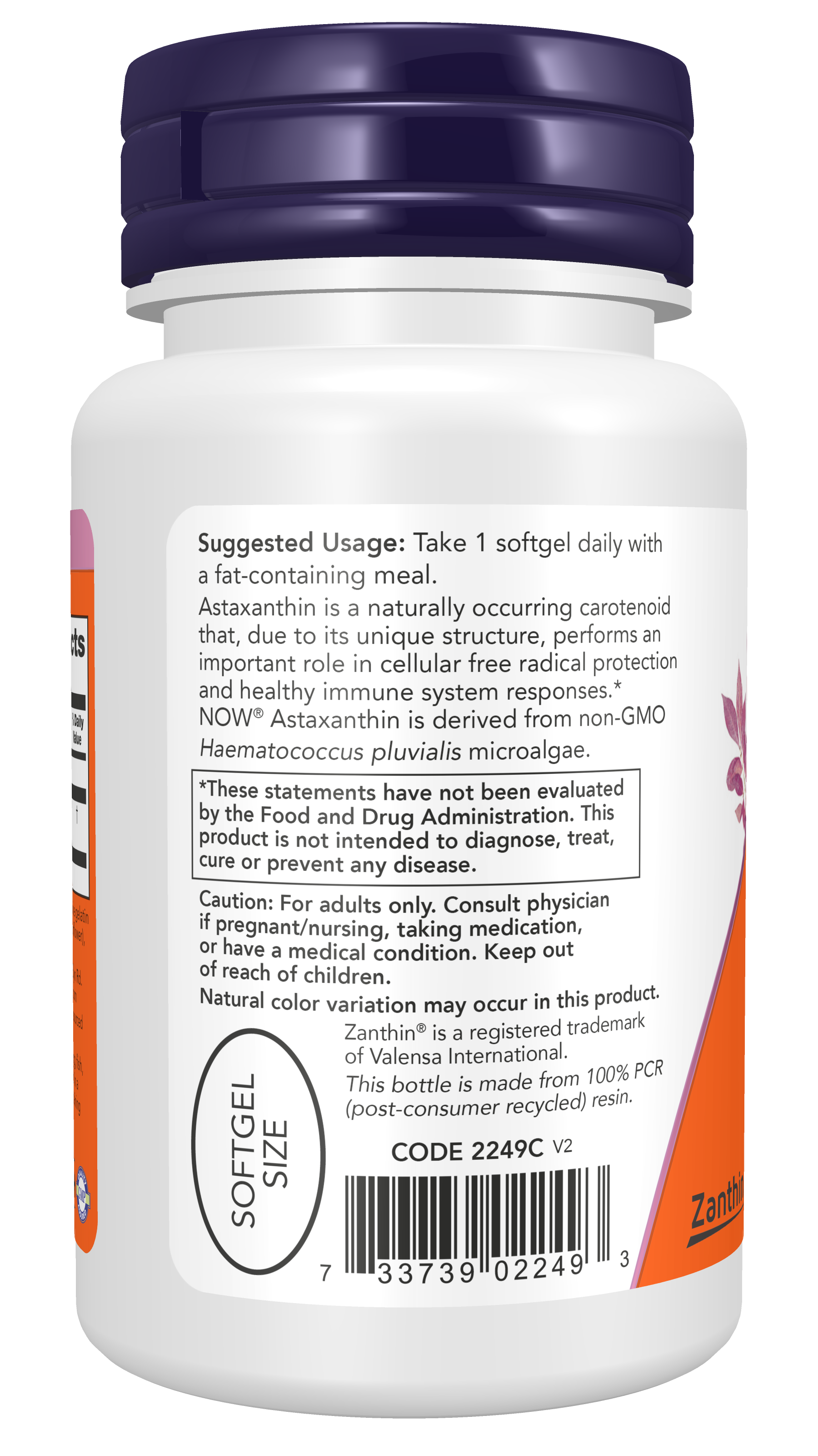 NOW Supplements, Astaxanthin 10mg, Zanthin®, Extra Strength, 30 Softgels