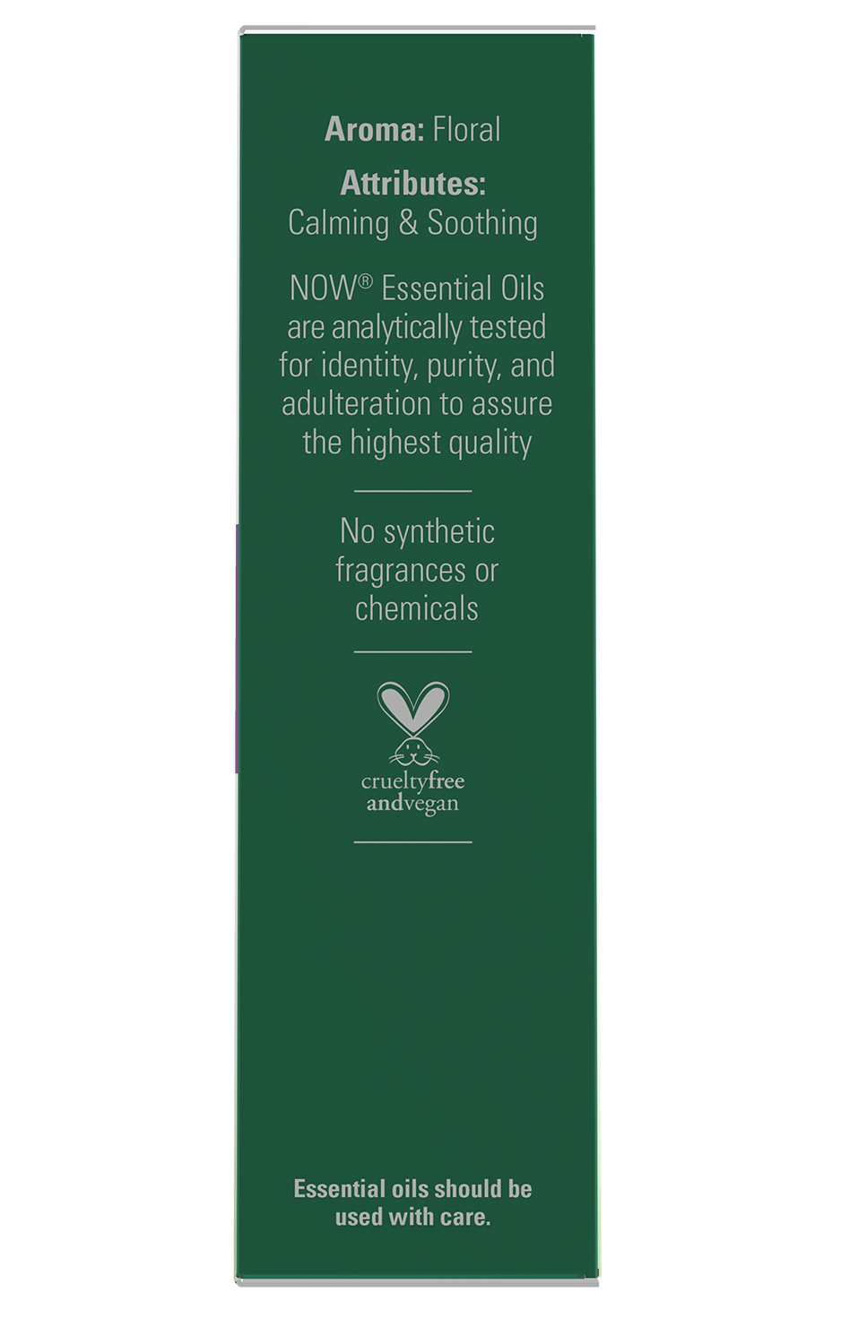 NOW Essential Oils, Organic Lavender Calming Roll-On, 10 mL
