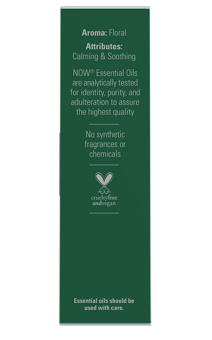 NOW Essential Oils, Organic Lavender Calming Roll-On, 10 mL