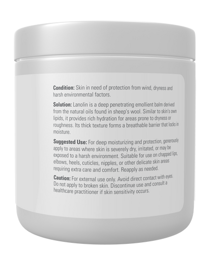 NOW Solutions, Lanolin, For Rough Dry Skin, 7 oz