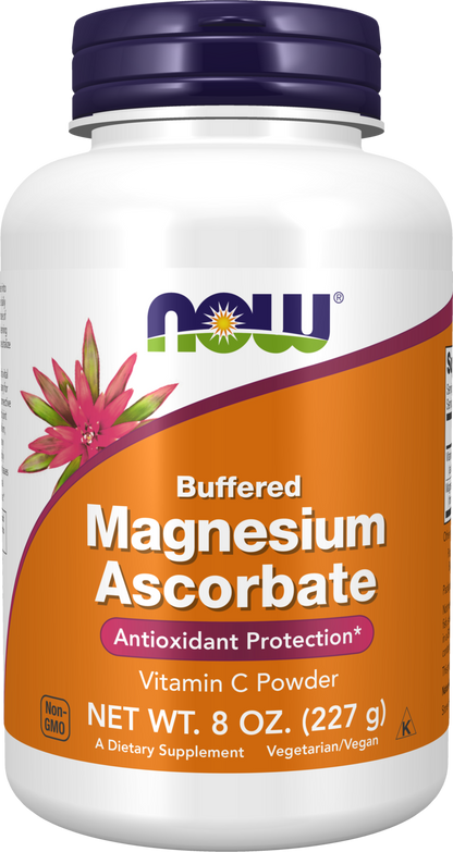NOW Supplements, Magnesium Ascorbate Powder, Antioxidant Protection*, 8 oz