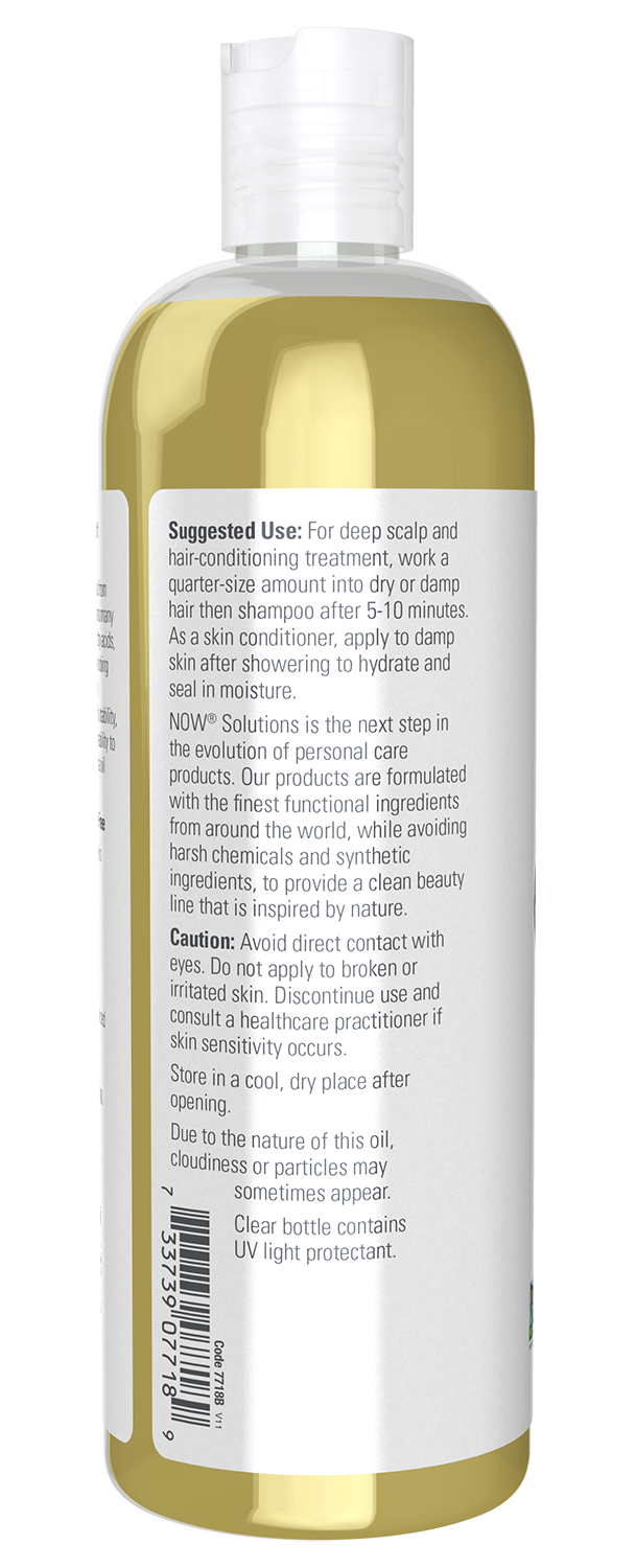 NOW Solutions, Jojoba Oil, Moisturizing, Multi-Purpose Oil, 16 fl. oz