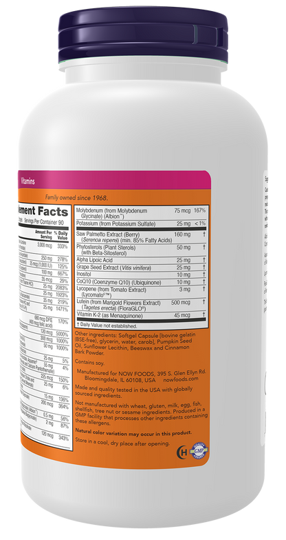 NOW Supplements, ADAM™ Men's Multivitamin, 180 Softgels